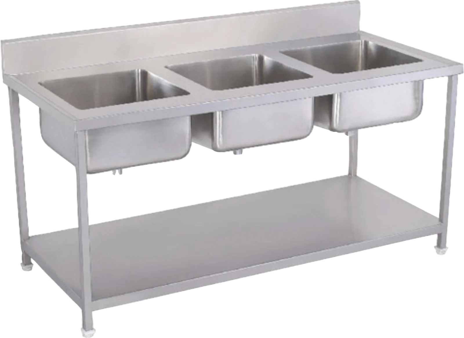 Three Sinks Table